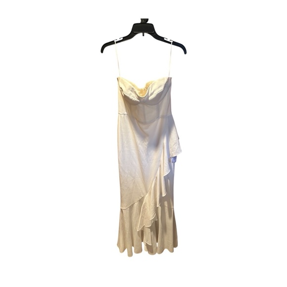 Dress the Population Paris Gown in White Medium NWOT - Picture 1 of 9
